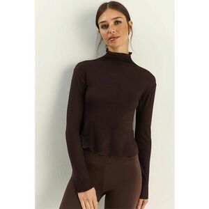 Bluza dama Basic - jerseu - Maro inchis imagine