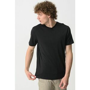 Tricou regular fit cu decolteu la baza gatului imagine