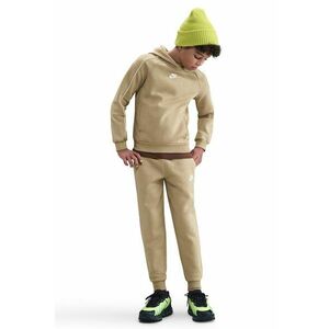 Trening din material fleece Club - Alb/Maro camel imagine