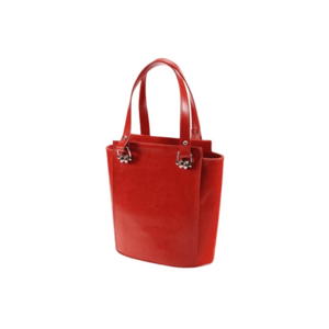Geanta dama piele - Elisabeth 8 - rosu - 25x14x27 cm imagine