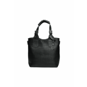 Geanta dama piele - Cosulet Z mic - negru - 30x10x27 cm imagine