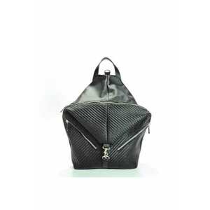 Geanta dama piele - Mabella mica - neagra - 34x15x36 cm imagine