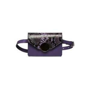 Geanta dama piele - Cora - mov - 22x10x15 cm imagine