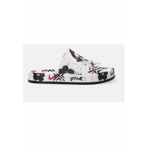 Papuci din piele cu model grafic imagine