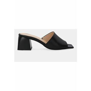 Pantofi din piele cu varf patrat imagine