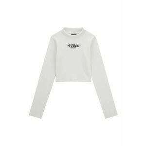 Bluza cu striatii si logo brodat - Alb murdar imagine