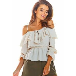 Bluza dama - Poliester - Bej - A309 imagine