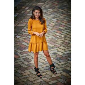 Rochie dama - Poliester - Caramel - A310 imagine