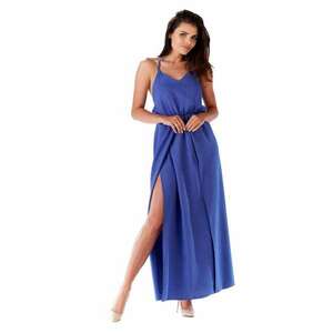 Infinite You Rochie maxi dama Ettassant M138 albastru deschis - Albastru deschis imagine