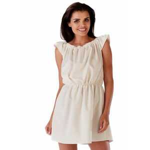 Infinite You Rochie mini dama Igrailte M136 ecru - Bej imagine