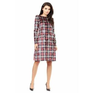Infinite You Rochie midi dama Guinenever M148 negru rosu - Negru imagine