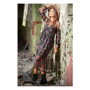 Rochie dama - Poliester - Multicolor - A316 imagine