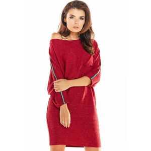 Rochie dama - Viscoza - Visiniu - A325 imagine