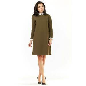 Rochie dama - Bumbac - Kaki - A204 imagine