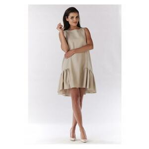 Rochie dama - Poliester - Bej - A176 imagine
