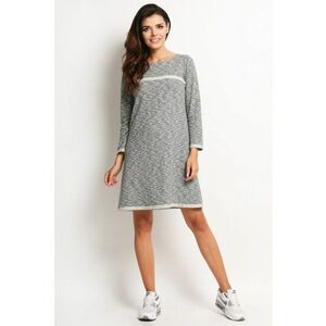 Rochie dama - Bumbac - Gri - A120 imagine