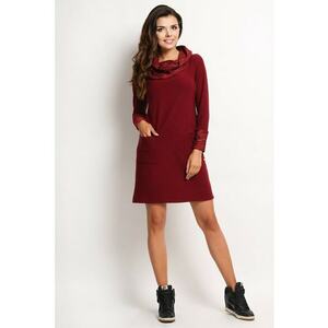 Rochie dama - Poliester - Visiniu - A113 imagine