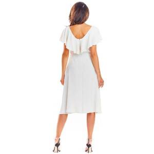 Rochie poliester - Alb imagine