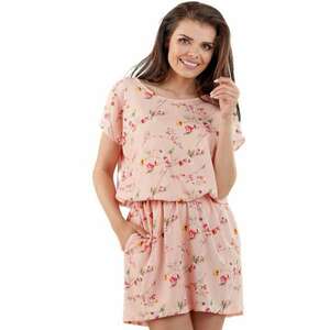 Rochie de dama florala Lisad A231 roz - Roz imagine
