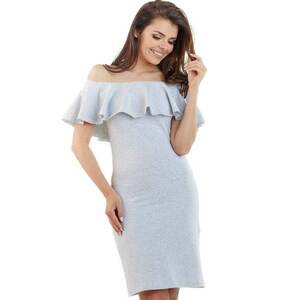 Rochie mini dama Ygeflour A221 gri - Gri imagine