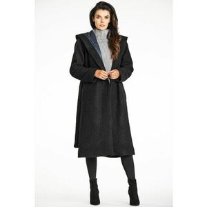 Palton dama A680 - Poliester - Negru imagine