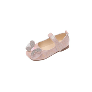 Pantofi Pentru Fetite - Butterfly - Elegant - Piele ecologica - Roz imagine