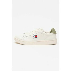 Pantofi sport din piele cu imprimeu logo lateral Archive '98 - Alb fildes/Verde sparanghel imagine