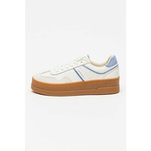Pantofi sport flatform The Greenwich - Albastru indigo/Alb murdar imagine