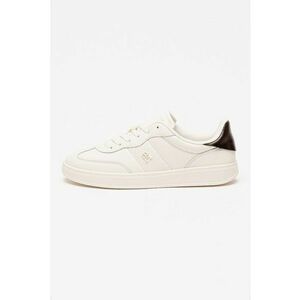 Pantofi sport de piele Heritage - Maro inchis/Alb fildes imagine