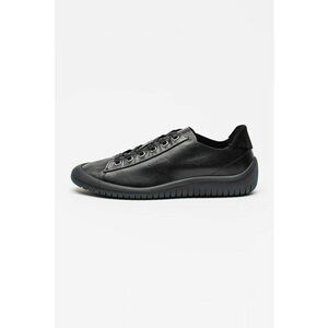Pantofi sport uni de piele - Negru imagine