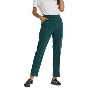Pantaloni dama - Viscoza/Poliester/Elastan - Verde imagine