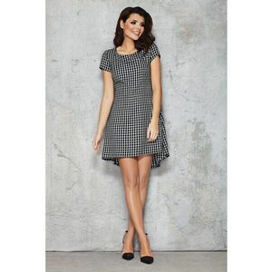 Rochie de dama Poliester - M034 - Alb/Negru - imagine