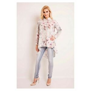 Cămașă multicolor - mărimea - Crem imagine