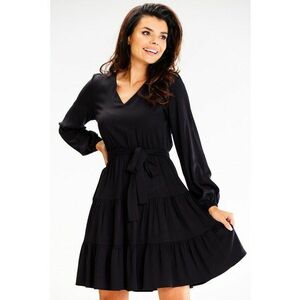 Rochie dama Viscoza - A603 - Neagra - imagine