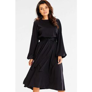 Rochie dama Viscoza - A602 - Neagra - imagine