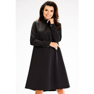 Rochie dama Poliester - A599 - Neagra - imagine