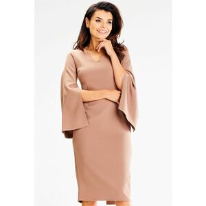 Rochie dama Poliester - A596 - Cappuccino - imagine