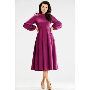 Rochie dama Poliester - A595 - Pruna imagine