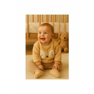Set 3 piese pantaloni Welsoft - Crem - Crem imagine