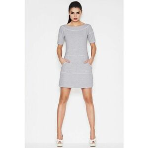 Rochie A057 - Elastan - Gri imagine