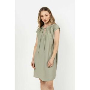 Rochie mini raion - verde imagine