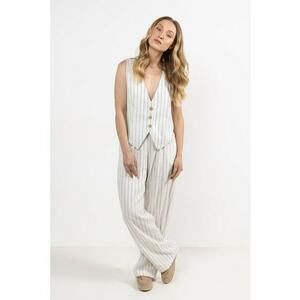 Pantaloni dama - crem - din in imagine