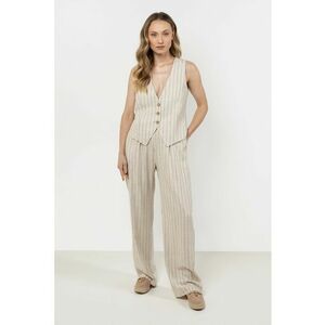 Pantaloni dama - in - culoare mocca imagine