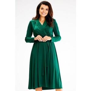Rochie dama Viscoza - A604 - verde- imagine