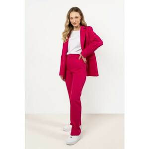 Pantaloni dama - fucsia - poliester-elastan imagine