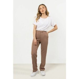 Pantaloni dama - cappuccino - poliester-elastan imagine