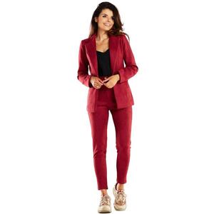 Pantaloni dama - Poliester - 648844 - Visiniu imagine