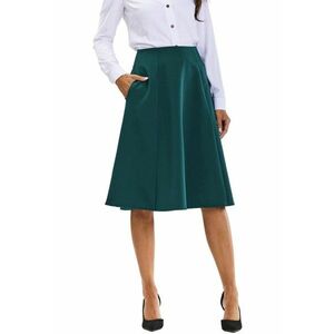 Fusta dama A673 - Poliester/Viscoza - Verde imagine
