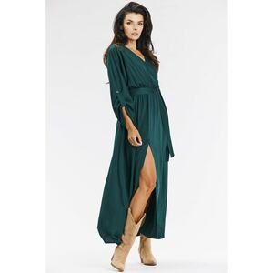 Rochie dama viscoza - A670 - verde- imagine
