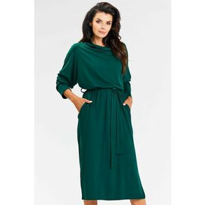 Rochie dama viscoza - A671 - verde- imagine